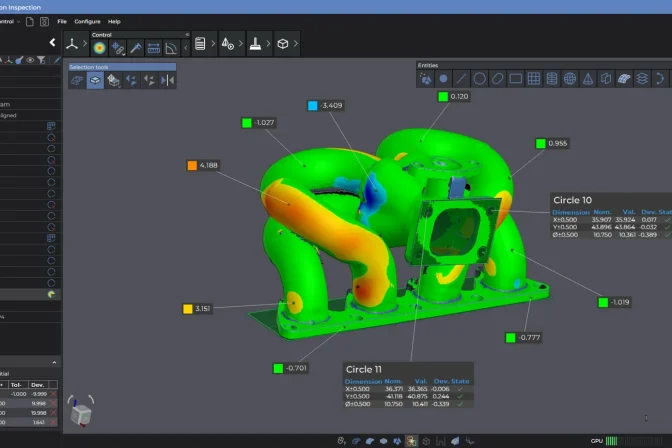 Creaform.OS Inspection Kalite Kontrol Modülü